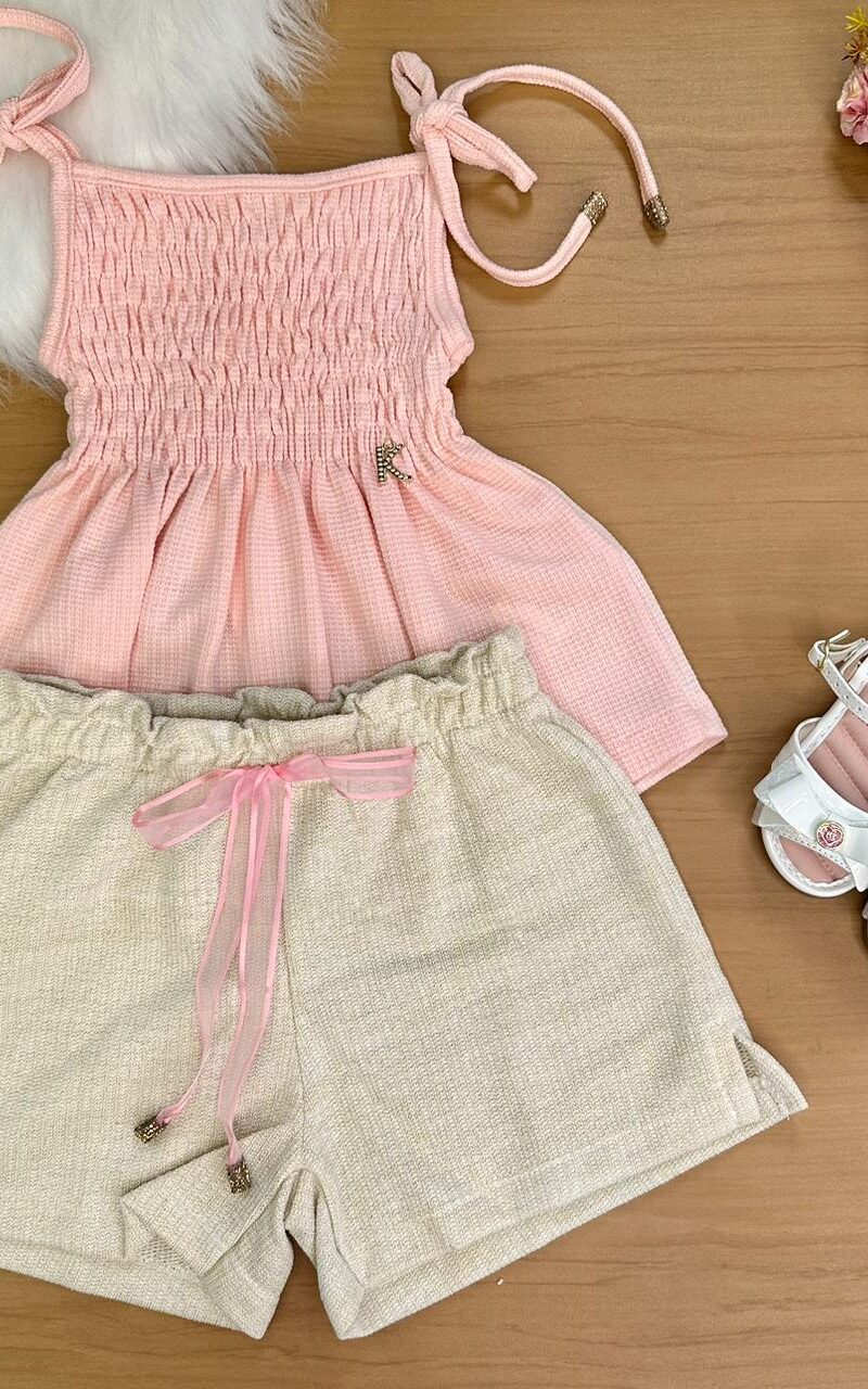 conj. blusa/shorts kiki xodó 163775