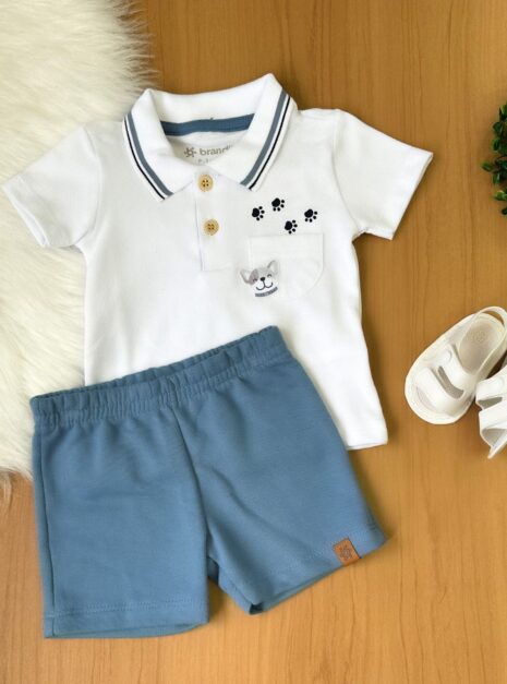 conjunto polo/bermuda brandili 14728