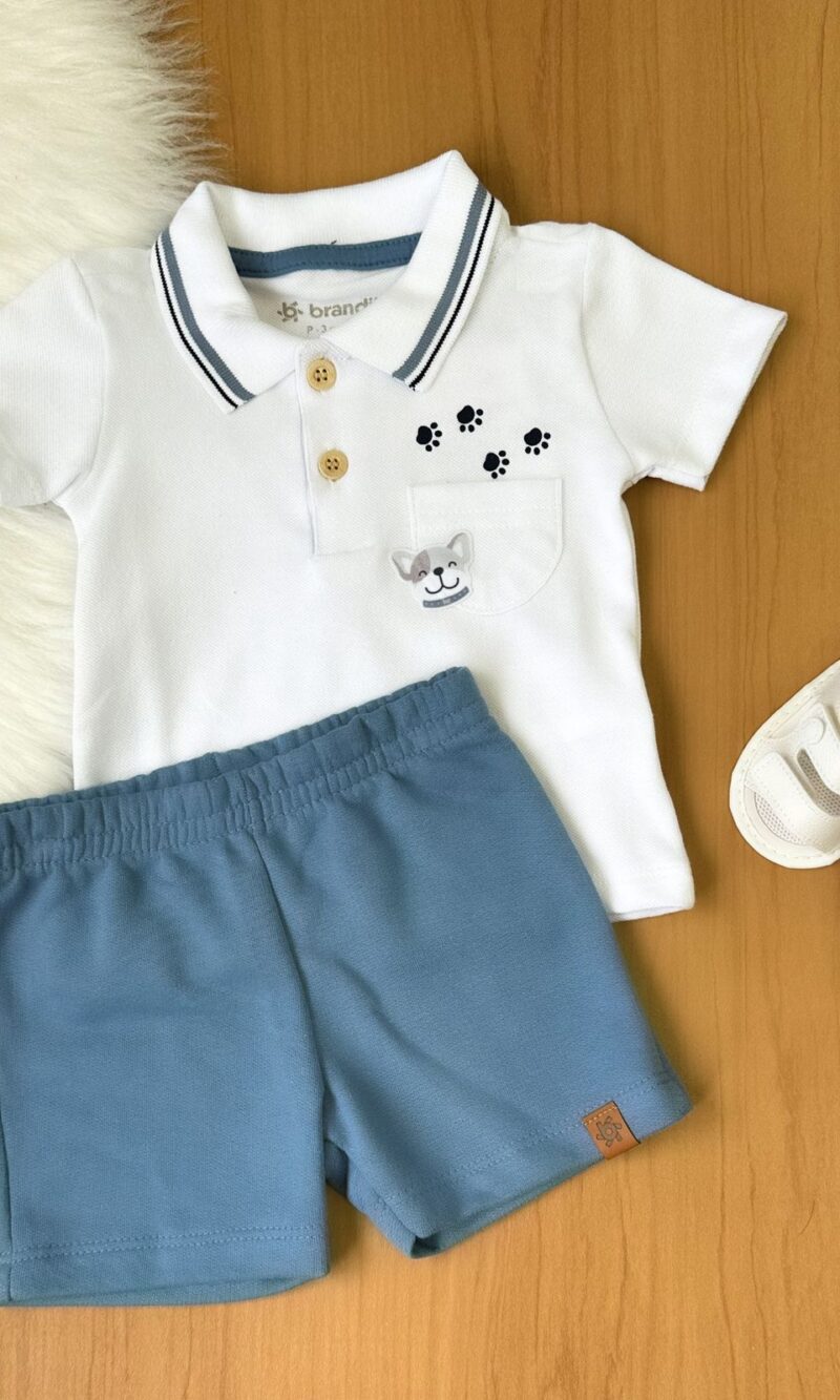 conjunto polo/bermuda brandili 14728