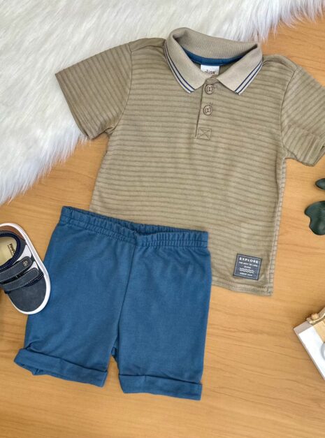 conjunto polo/bermuda elian 14919