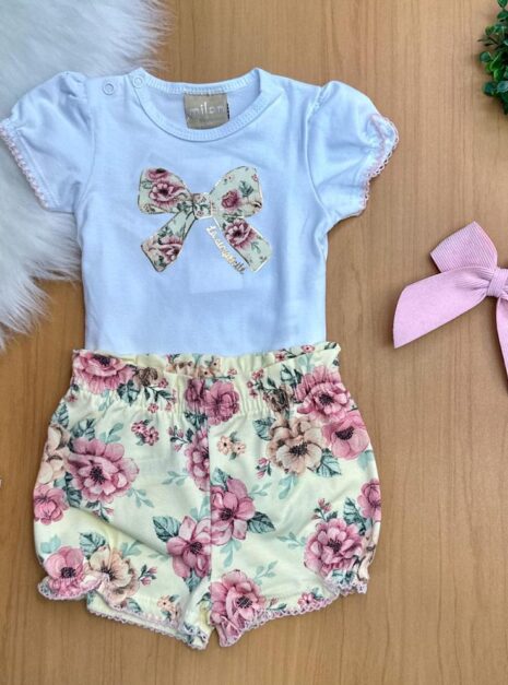 conjunto blusa/short milon 14555